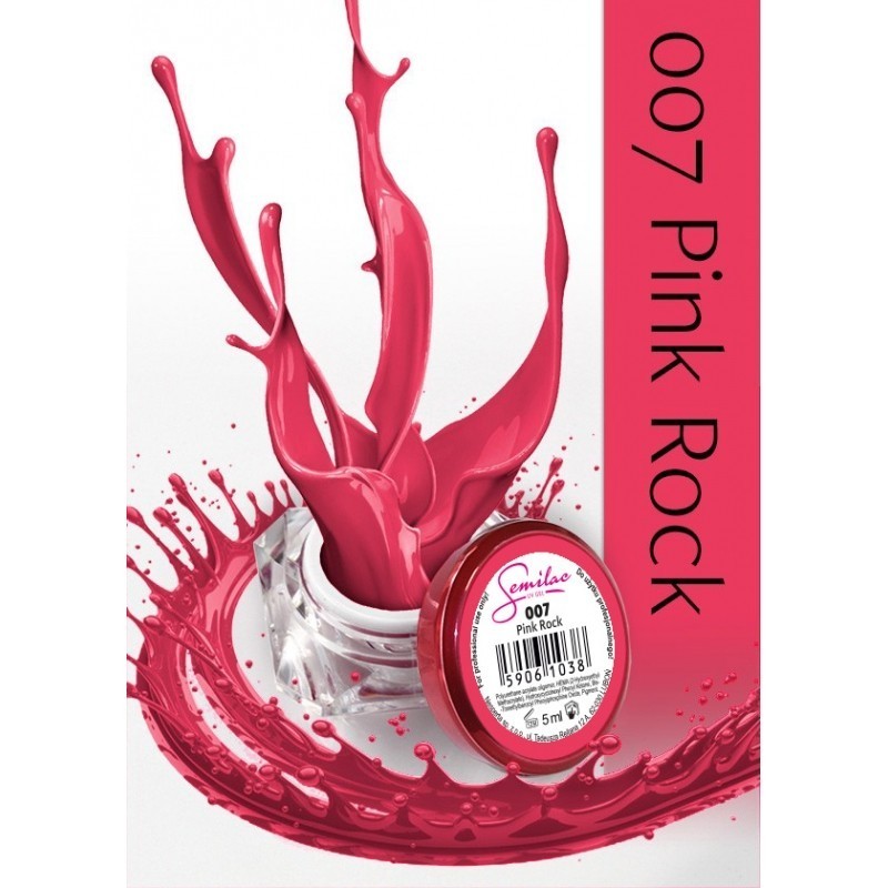 Gel Color Semilac 007 - Pink Rock