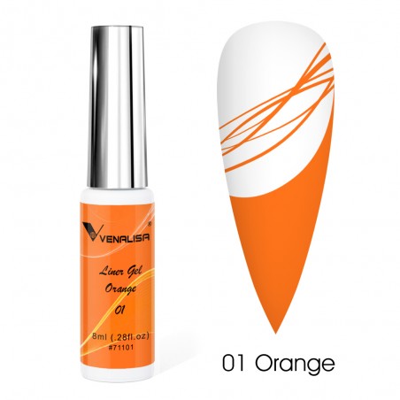 Venalisa Liner Gel 8 ml - 01 Orange