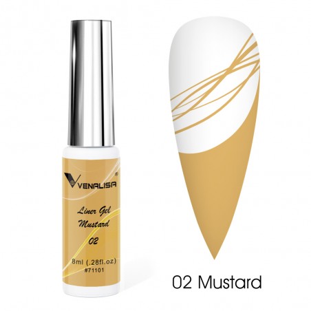 Venalisa Liner Gel 8 ml - 02 Mustard