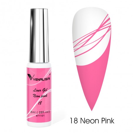 Venalisa Liner Gel 8 ml - 18 Neon Pink