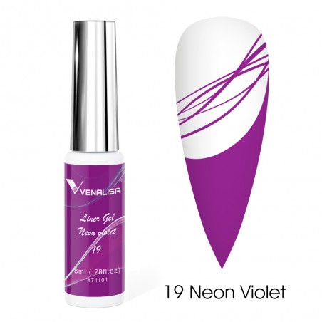 Venalisa Liner Gel 8 ml - 19 Neon Violet