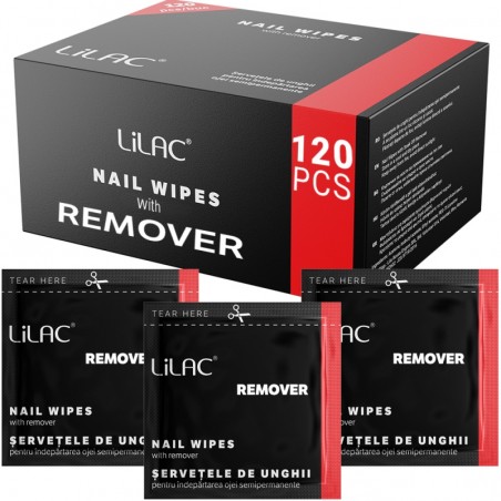 Servetele Unghii Cu Soak Off Remover